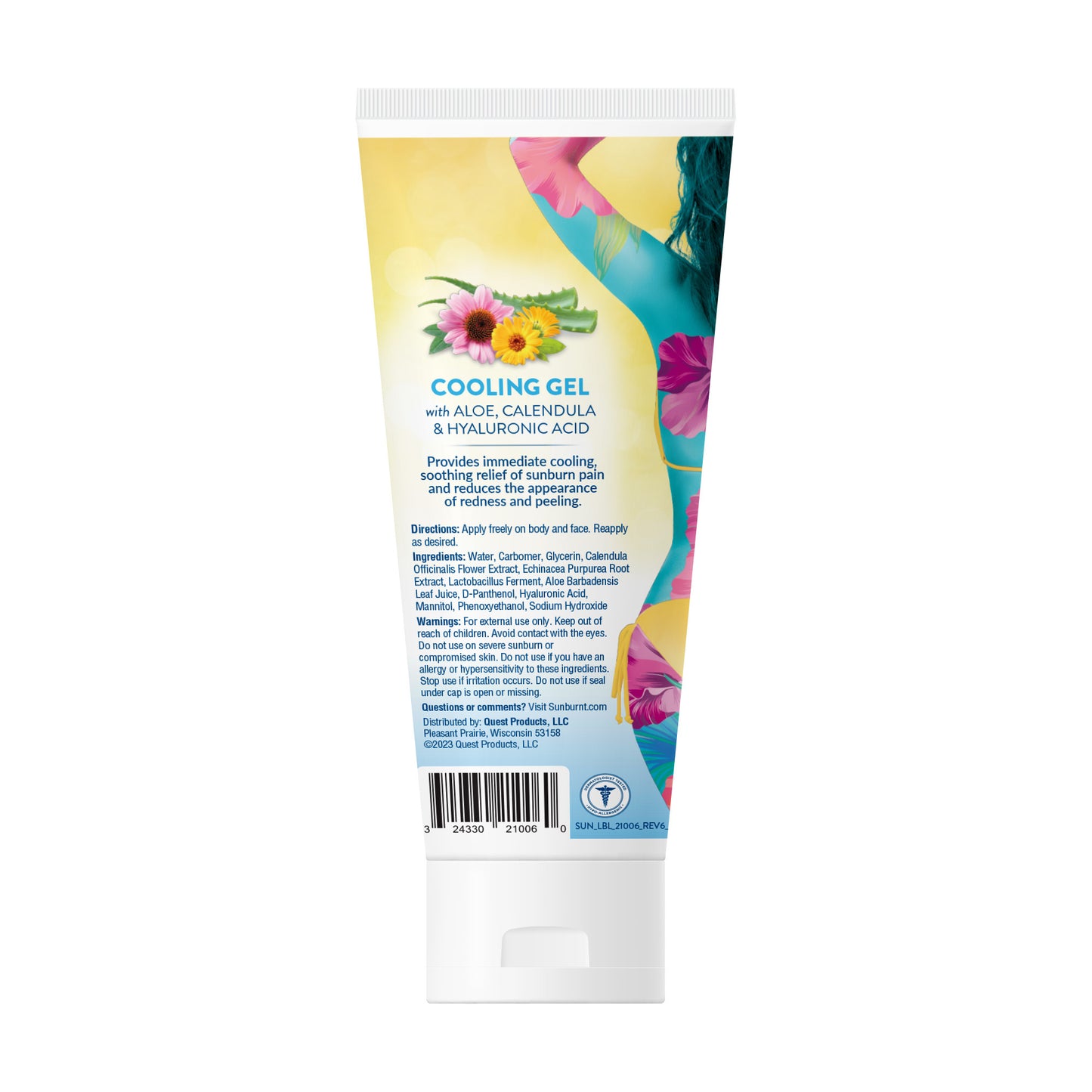 SunBurnt Sun Recovery Advanced After Sun Gel, 6 oz.