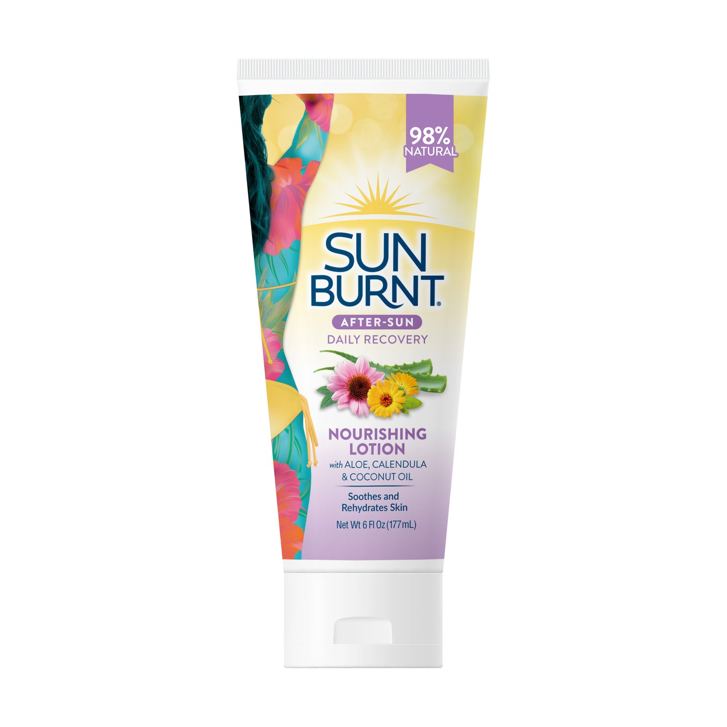 SunBurnt Sun Recovery Advanced After Sun Lotion, 6 oz.