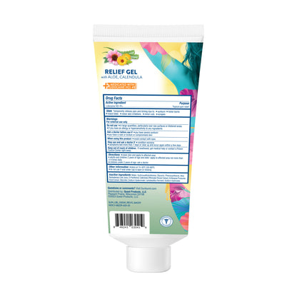 SunBurnt Sun Recovery Hydrating After Sun Gel Plus Pain Relief with 4% Lidocaine, 4 fl oz.